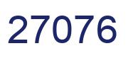 Número 27076 imagen azul