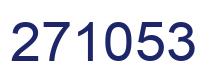 Number 271053 blue image