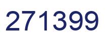 Number 271399 blue image