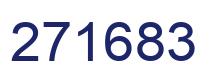 Number 271683 blue image