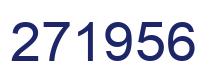 Number 271956 blue image