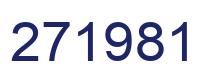 Número 271981 imagen azul