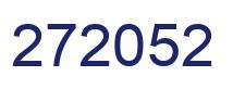 Number 272052 blue image
