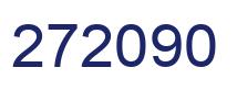 Number 272090 blue image