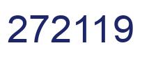 Number 272119 blue image
