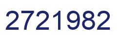 Número 2721982 imagen azul