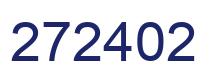 Número 272402 imagen azul