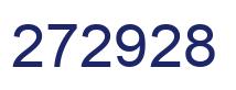 Number 272928 blue image
