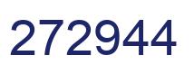 Number 272944 blue image