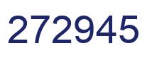Number 272945 blue image