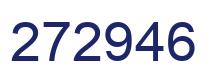 Number 272946 blue image