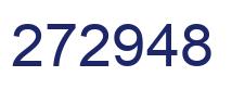 Number 272948 blue image