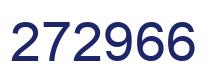 Number 272966 blue image