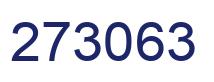 Number 273063 blue image