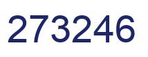 Número 273246 imagen azul