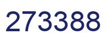 Number 273388 blue image