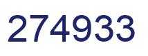 Número 274933 imagen azul
