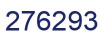 Número 276293 imagen azul