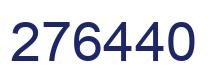 Número 276440 imagen azul