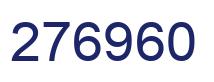Número 276960 imagen azul