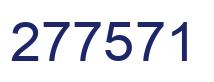 Number 277571 blue image