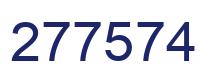 Número 277574 imagen azul