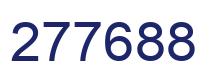 Número 277688 imagen azul