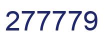 Número 277779 imagen azul