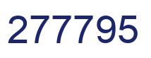 Número 277795 imagen azul