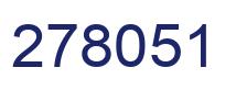 Number 278051 blue image