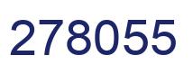 Number 278055 blue image