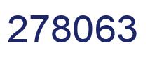 Number 278063 blue image