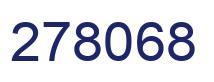 Number 278068 blue image