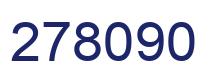 Number 278090 blue image