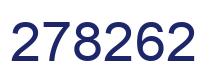 Number 278262 blue image