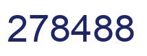 Number 278488 blue image