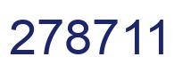 Number 278711 blue image