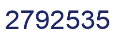 Número 2792535 imagen azul