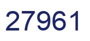 Número 27961 imagen azul