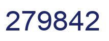 Number 279842 blue image