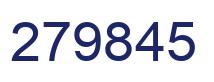 Number 279845 blue image