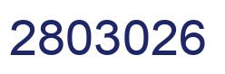 Number 2803026 blue image