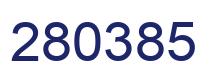 Número 280385 imagen azul