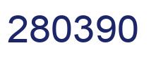 Número 280390 imagen azul