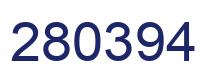 Number 280394 blue image