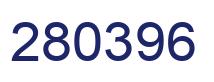 Number 280396 blue image