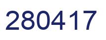 Número 280417 imagen azul