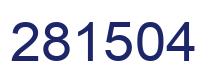 Number 281504 blue image