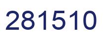 Número 281510 imagen azul