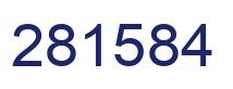 Número 281584 imagen azul
